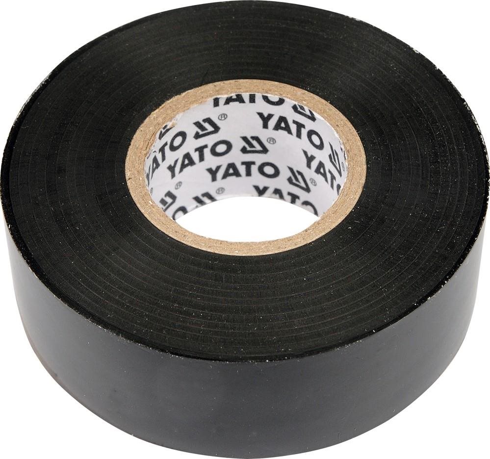 Yato páska izolační 25×0,19 mm×20 m černá