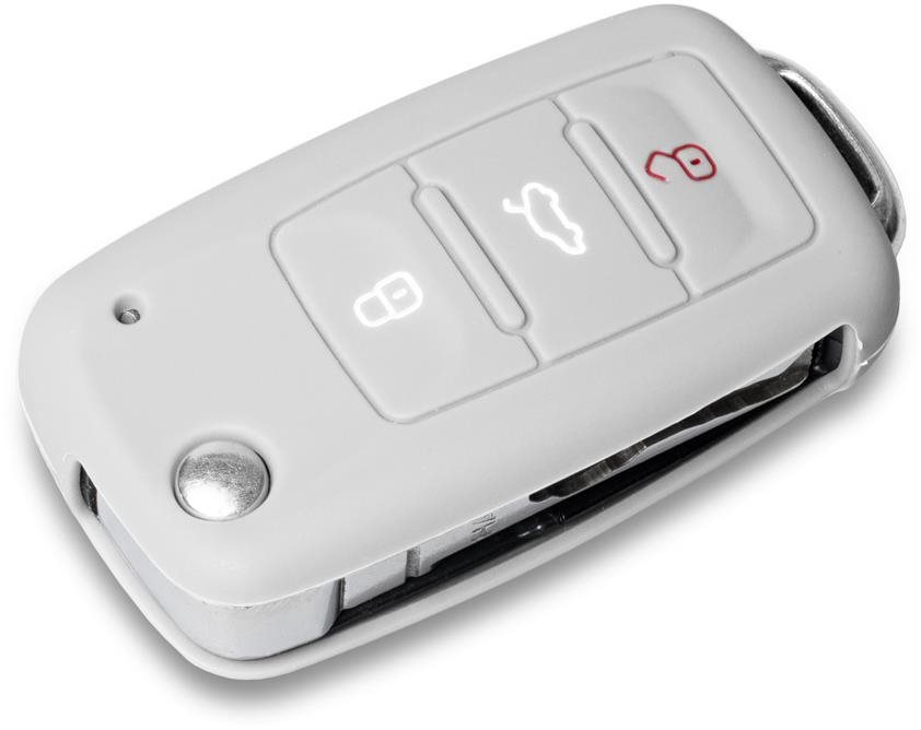 Escape6 ochranné silikonové pouzdro na klíč pro VW/Seat/Škoda s vystřelovacím klíčem barva světle še