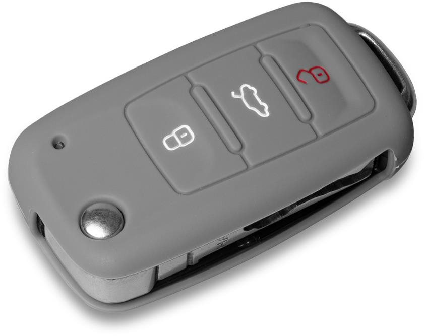 Escape6 ochranné silikonové pouzdro na klíč pro VW/Seat/Škoda s vystřelovacím klíčem barva tmavě šed
