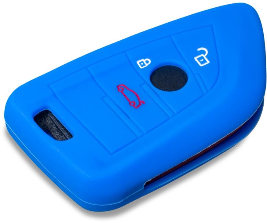 Escape6 ochranné silikonové pouzdro na klíč pro BMW X G F barva modrá
