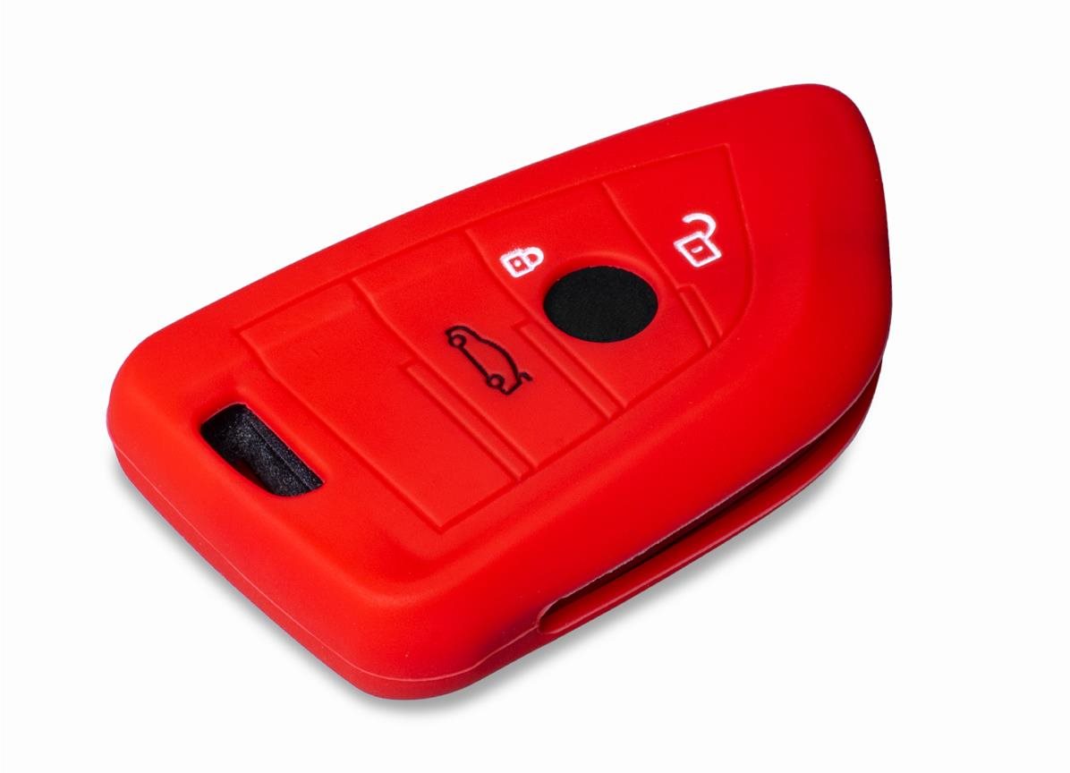 Escape6 ochranné silikonové pouzdro na klíč pro BMW X G F barva červená
