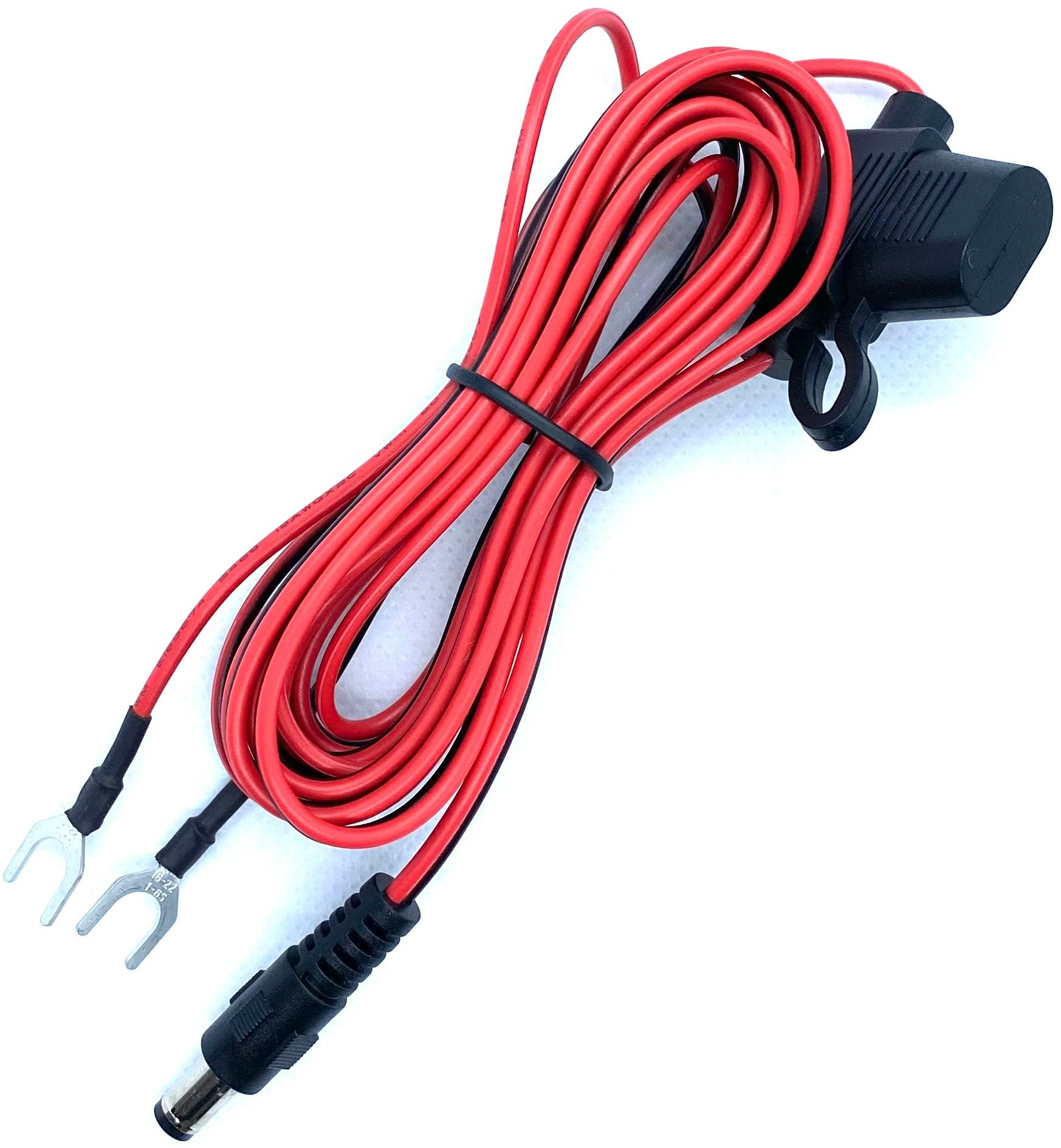 Napájecí kabel VyplašTo - Kabel pro připojení k 12V akumulátoru - vidlice