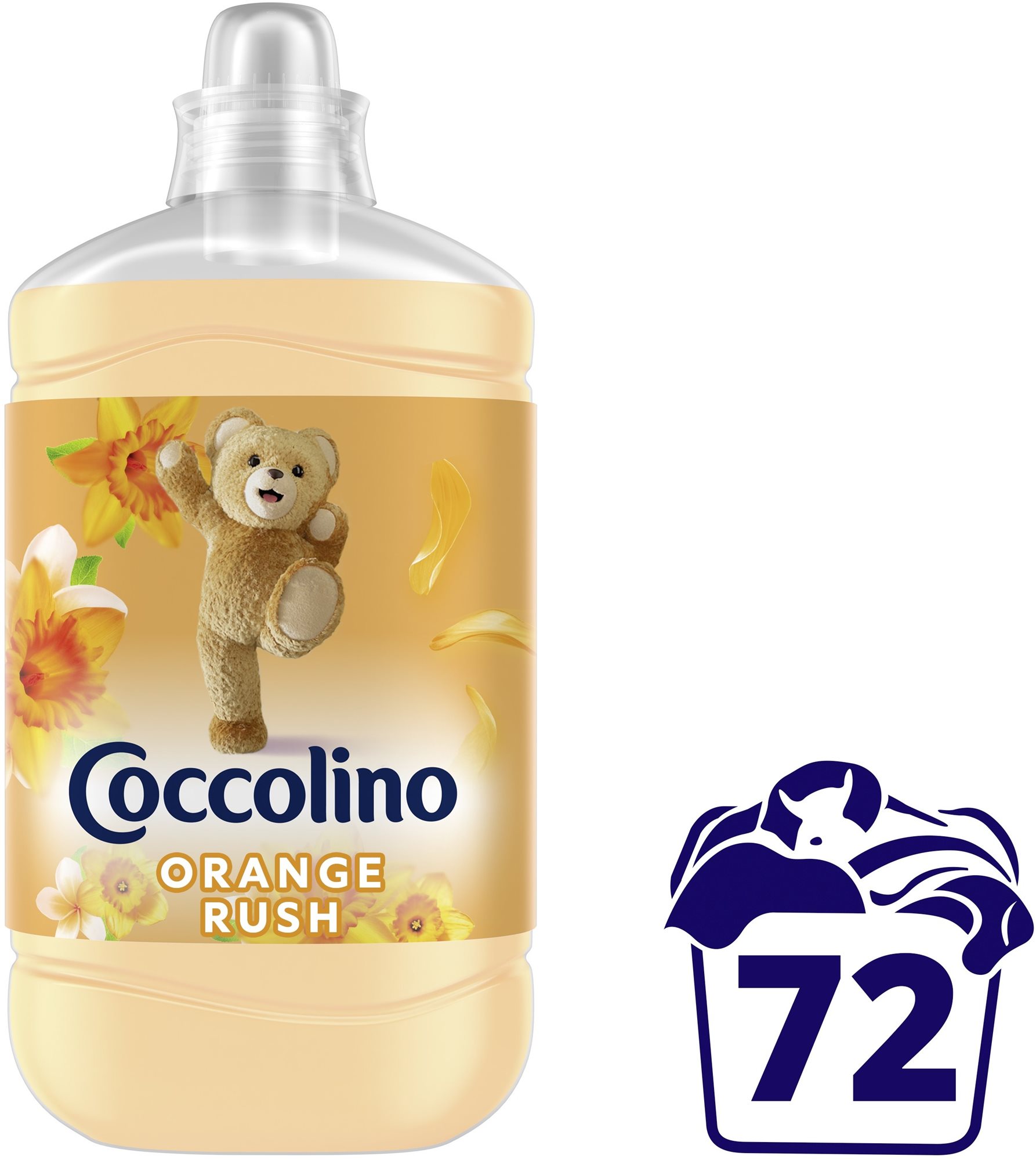 Öblítő COCCOLINO Orange Rush 1,8 l (72 mosás)