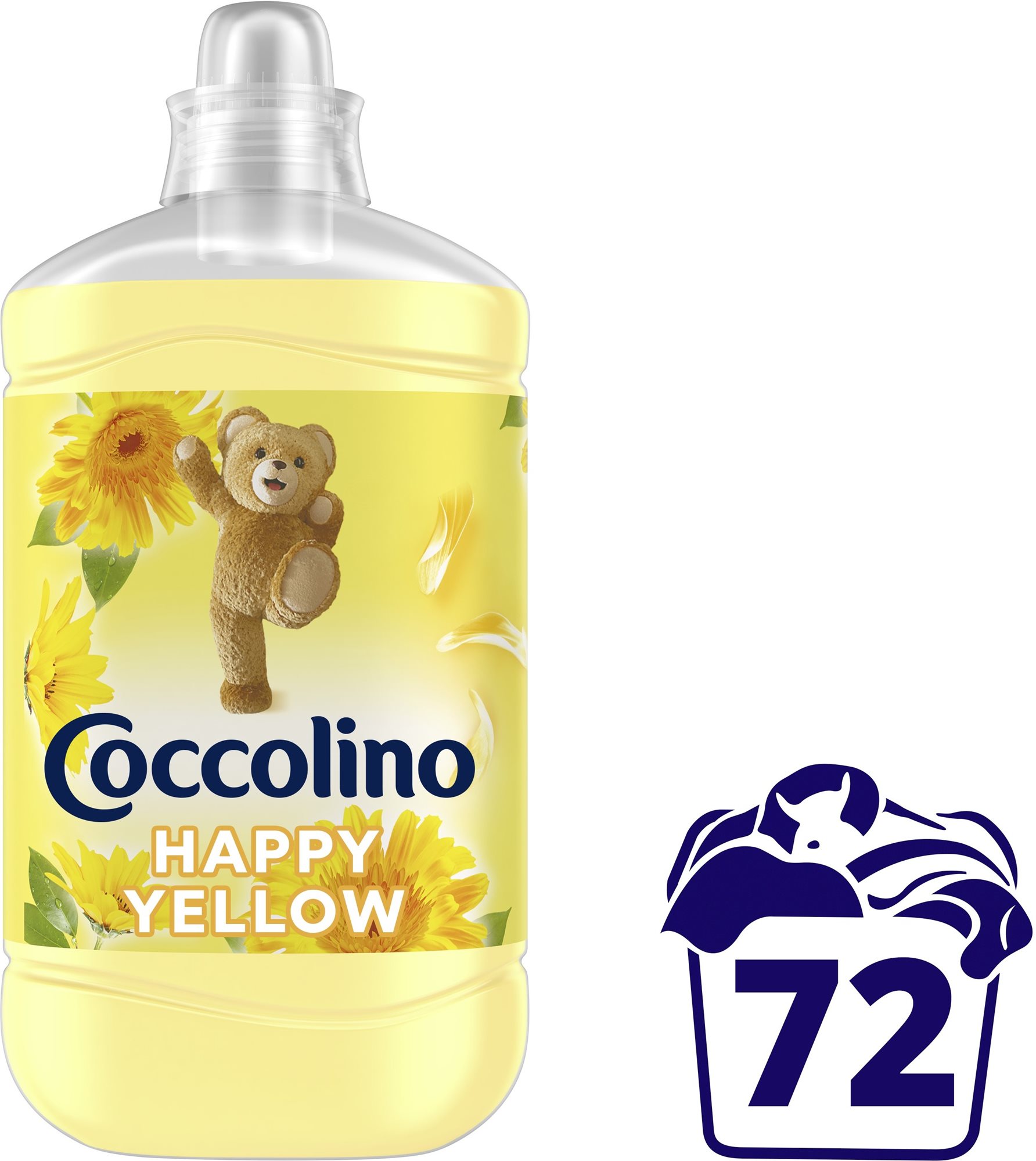 COCCOLINO Happy Yellow 1,8 l (72 mosás)
