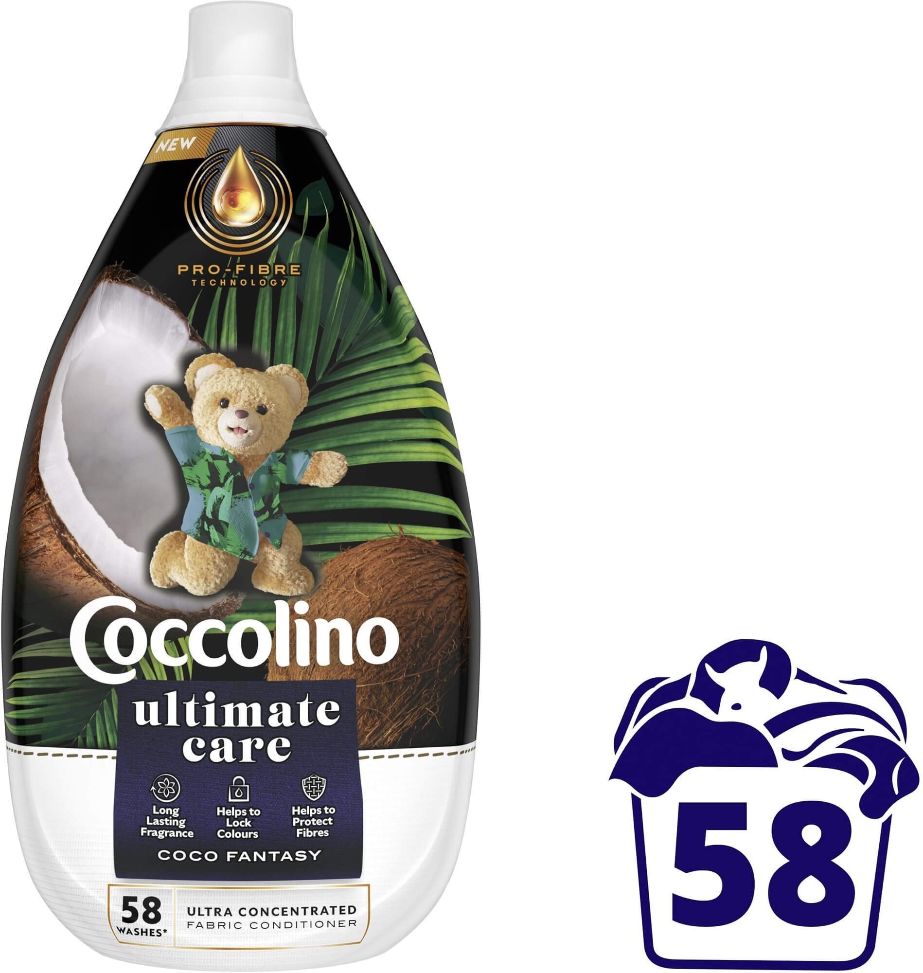 Öblítő COCCOLINO Coco Fantasy 870 ml (58 mosás)