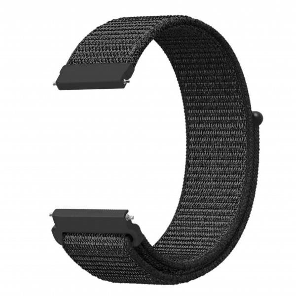 Aligator Watch 20mm nylon szíj - fekete