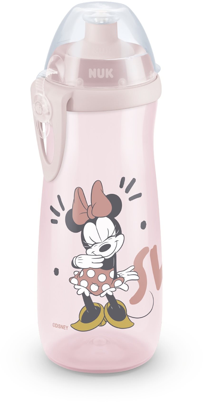 NUK sportcumisüveg 450 ml - Mickey, rózsaszín
