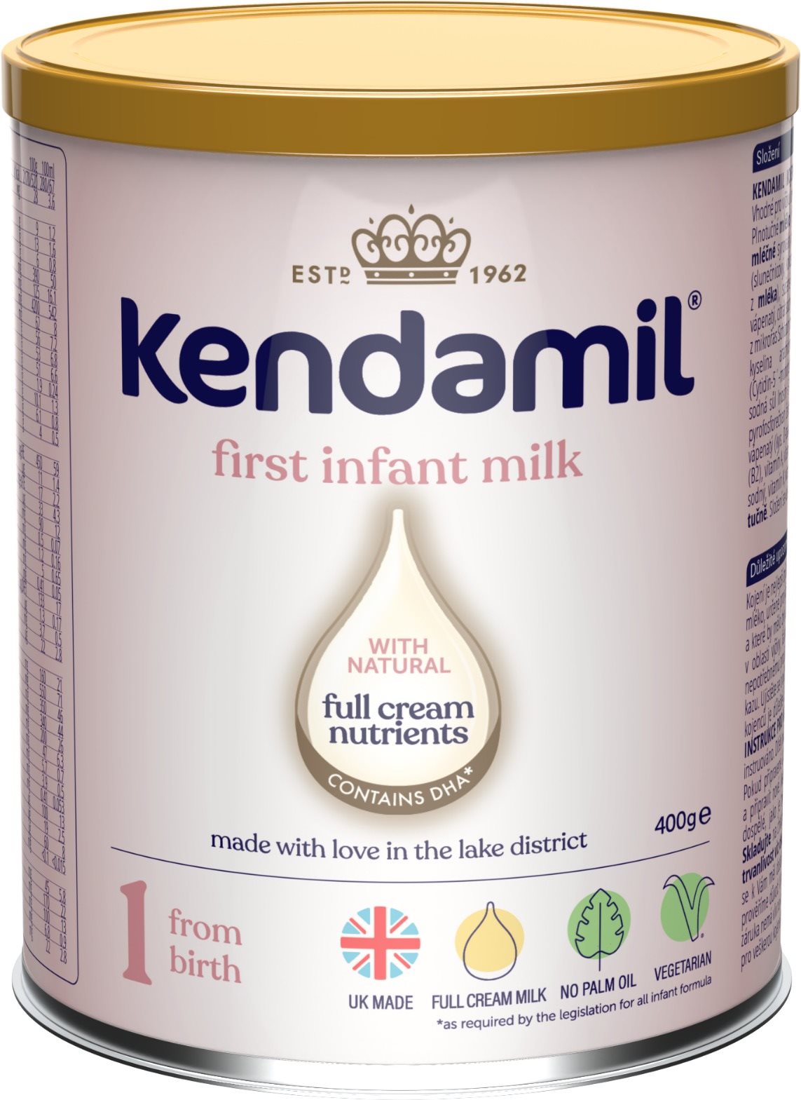 Kendamil csecsemőtápszer 1 DHA + (400 g)