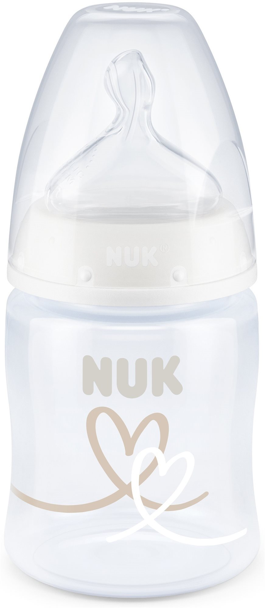 NUK FC+ cumisüveg hőmérséklet-szabályozóval 150 ml fehér