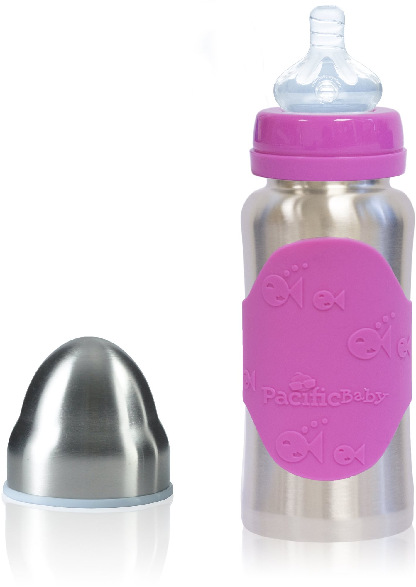 PACIFIC BABY Hot-Tot 200 ml - rózsaszín / ezüst