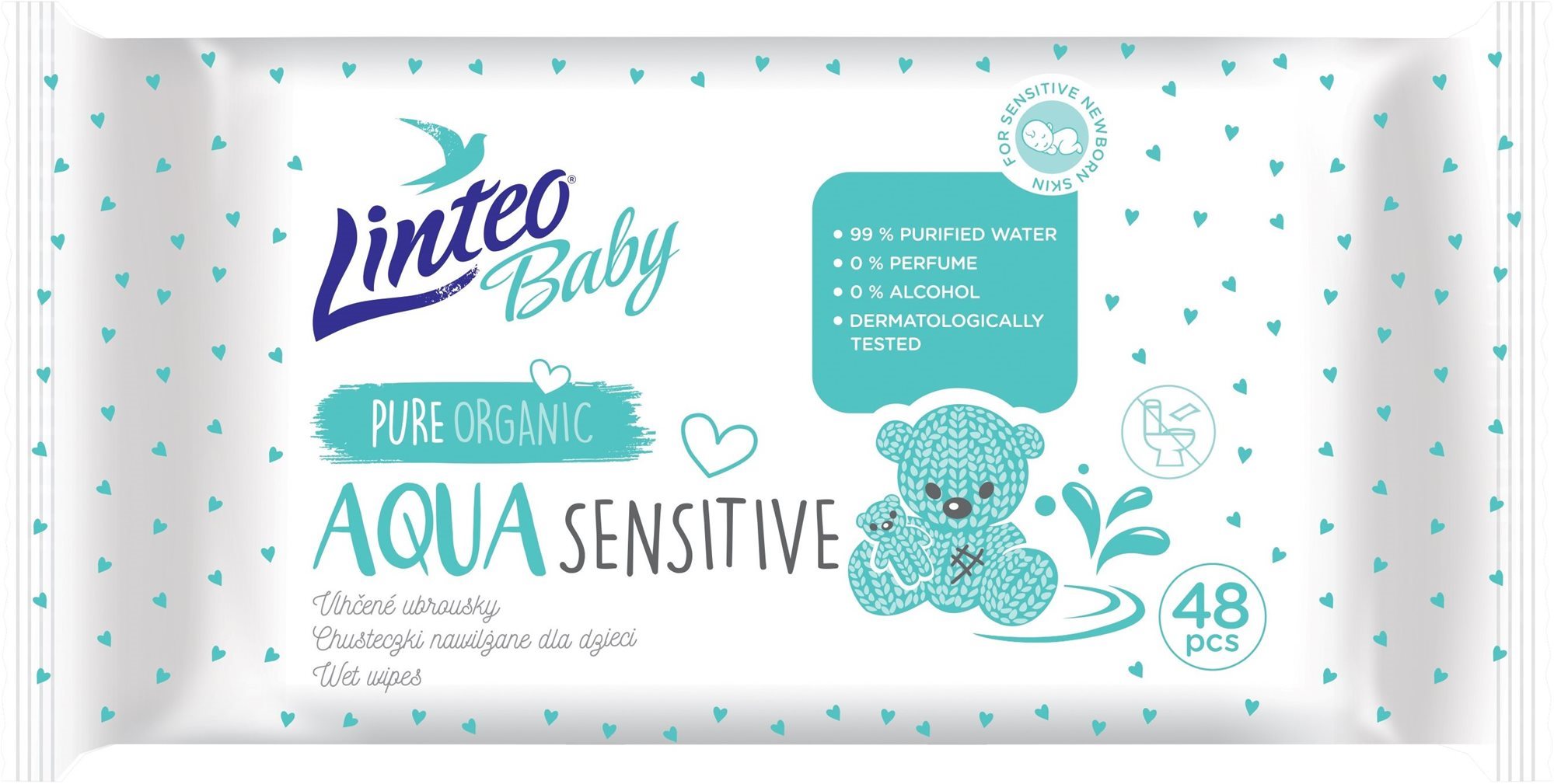 LINTEO Baby AQUA Sensitive 20 × 48 db