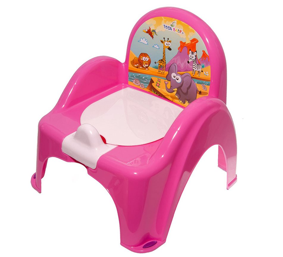 TEGA Baby Játszó bili / szék - rózsaszín
