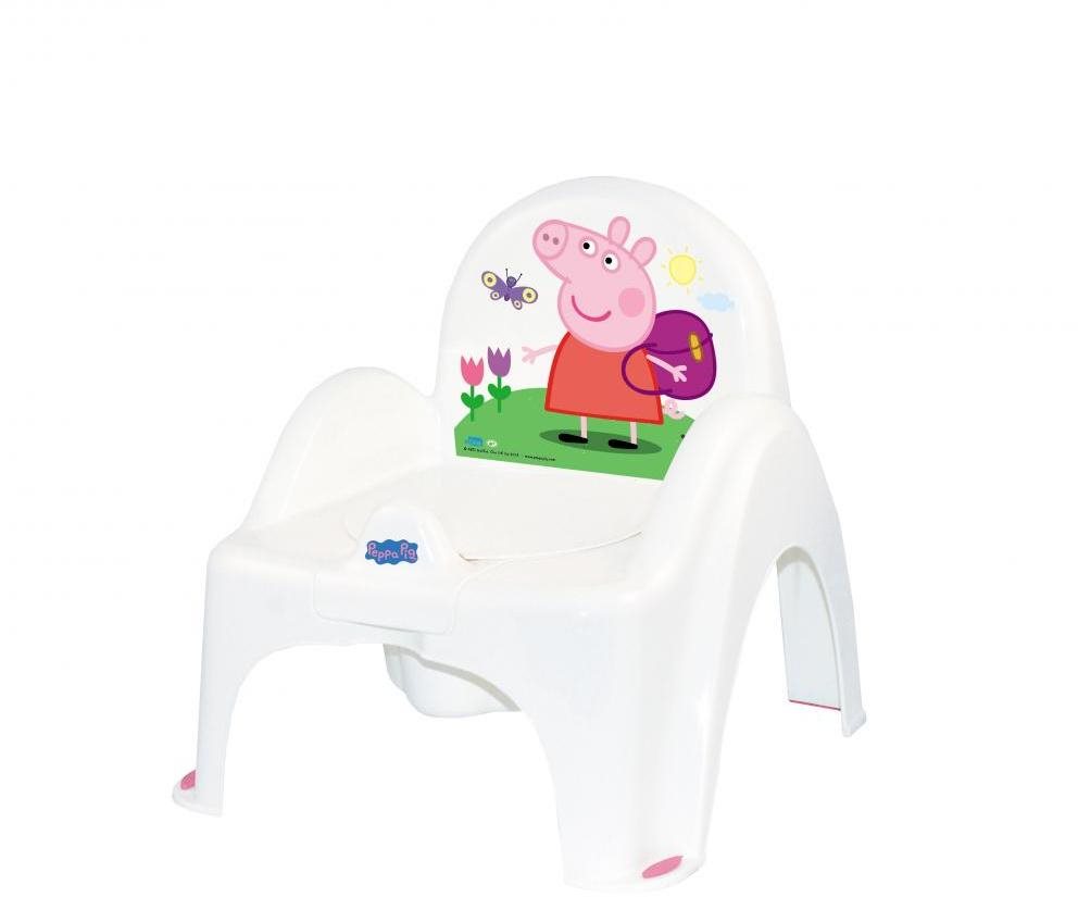 TEGA BABY szék Peppa Pig, fehér/rózsaszín, fehér/rózsaszín