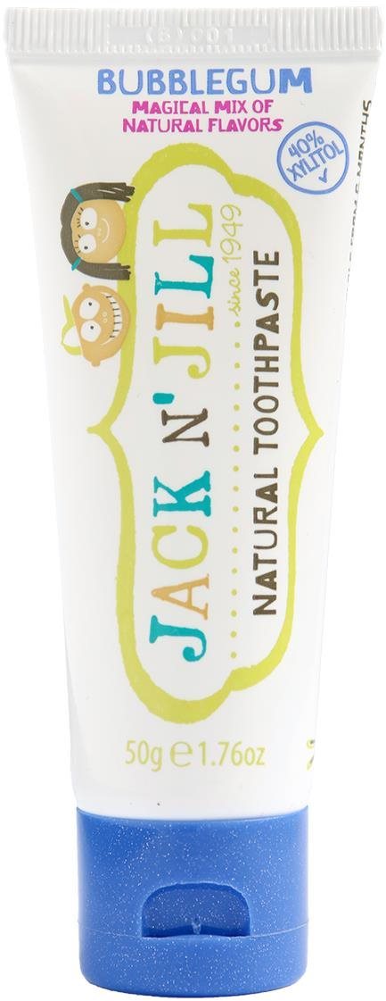 Jack N' Jill Természetes fogkrém Bio BUBBLEGUM 50 g