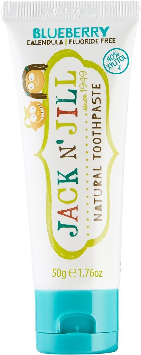Jack N' Jill Organic Természetes fogkrém FEKETE ÁFONYA 50 g