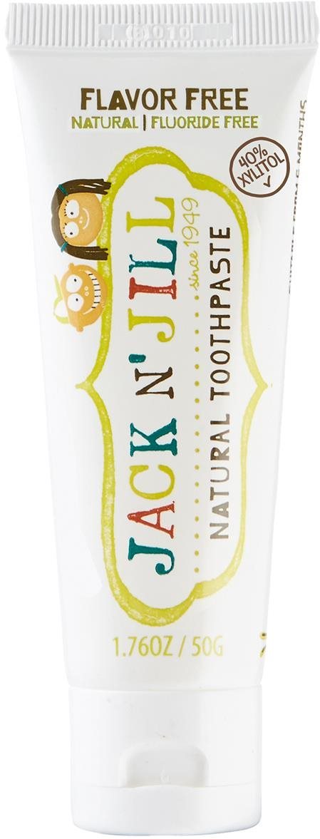 Jack N\' Jill természetes, ízesítés nélküli fogkrém 50 g