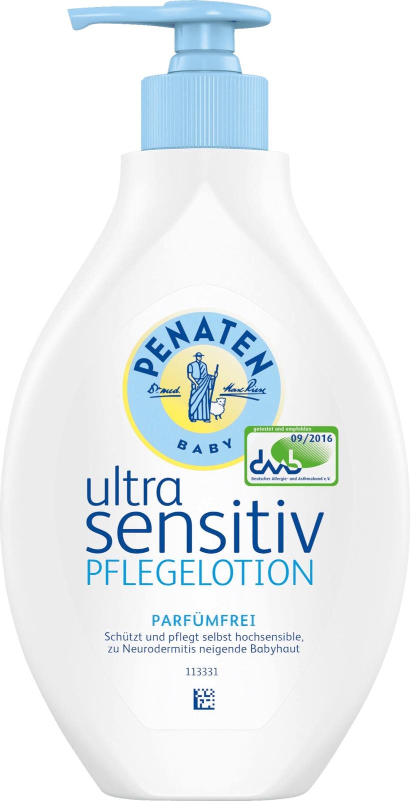 Penaten Ultra Sensitiv baba testápoló 400 ml