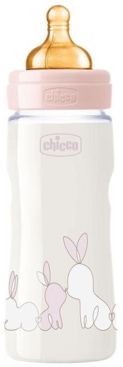 Chicco Original Touch latex, 330 ml - lány