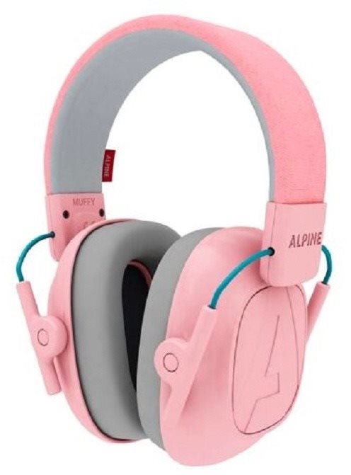 Hallásvédő ALPINE MUFFY - Gyermek szigetelt fejhallgató rózsaszín modell 2021