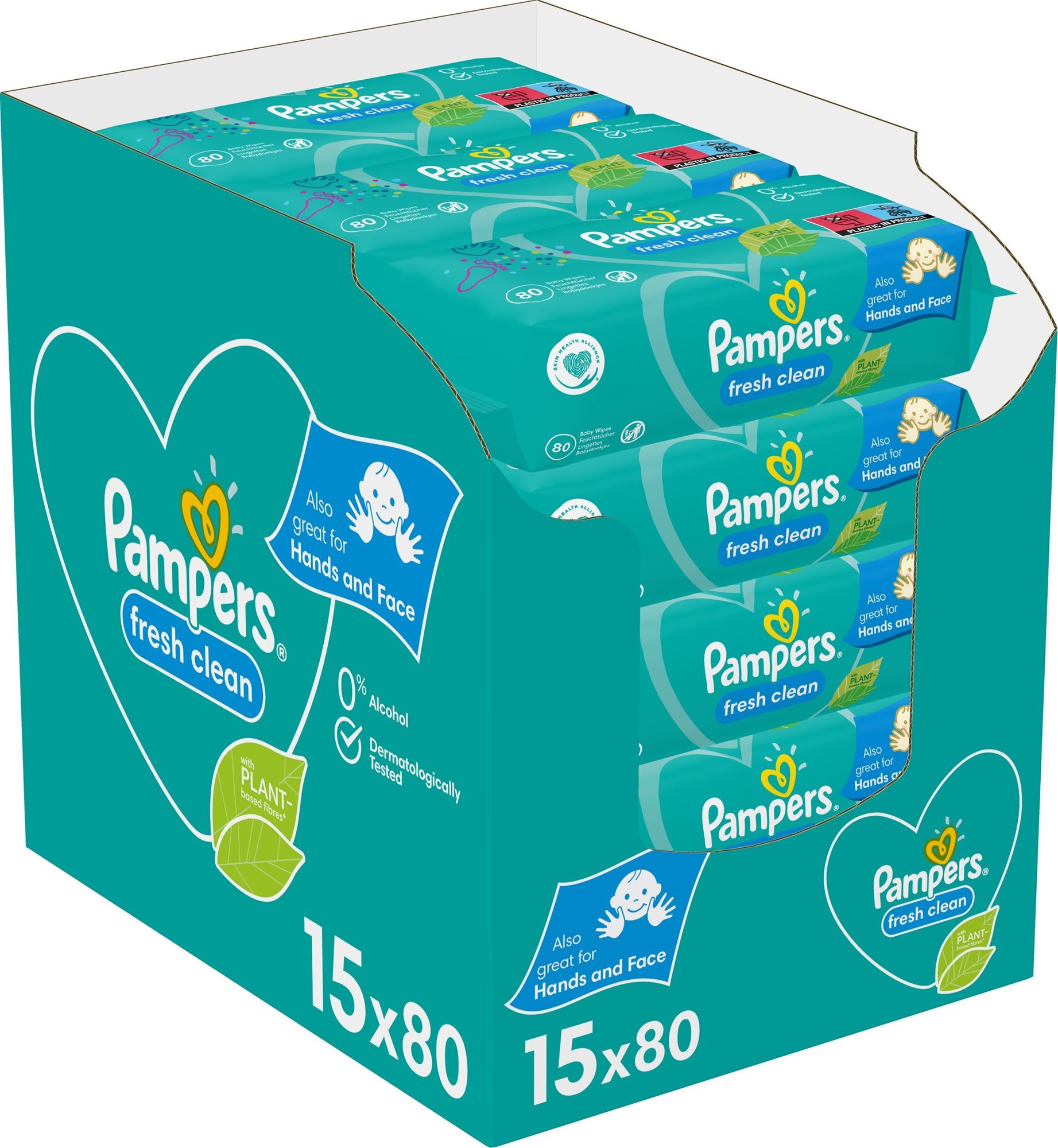 PAMPERS Fresh Clean Baby 15×80 db
