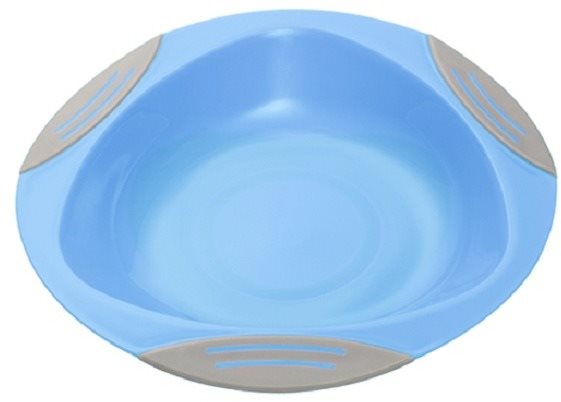 Tányér BabyOno bébi tányér tapadókoronggal, kék színű