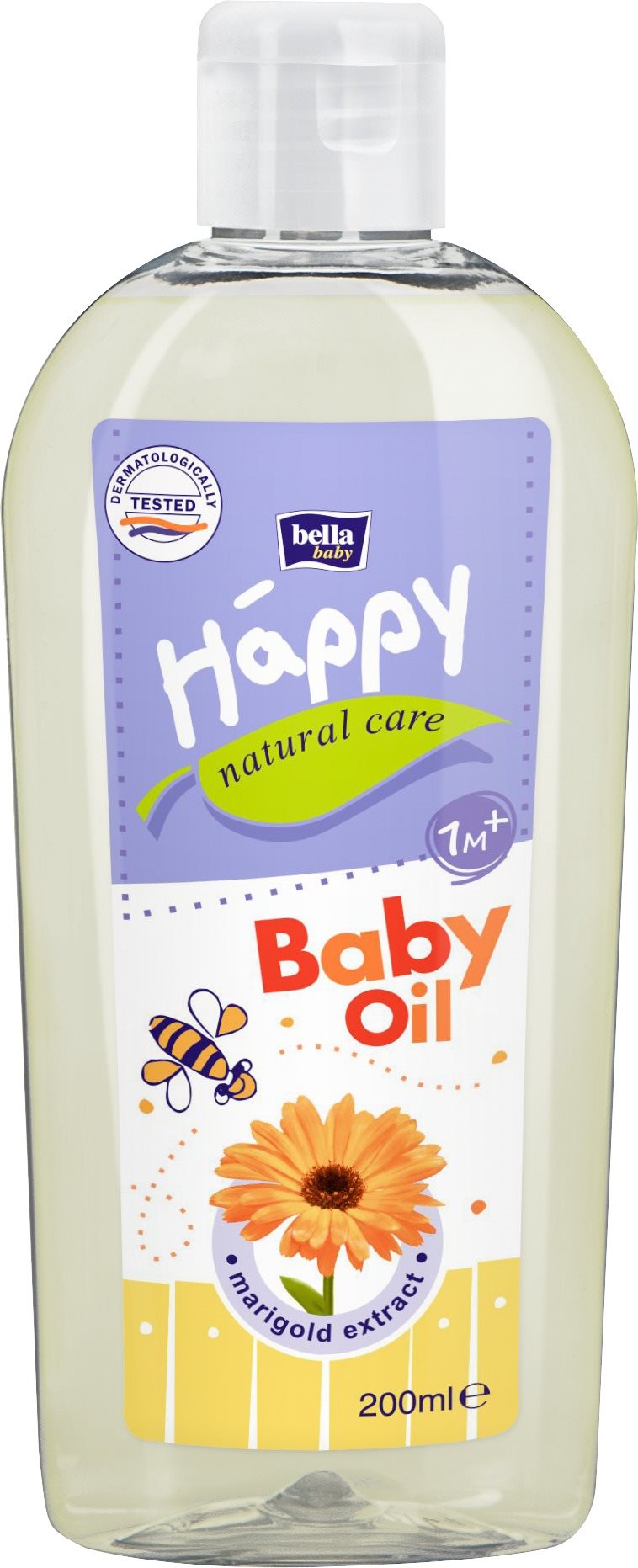 Bella Baby Happy Natural Care babaolaj 200 ml