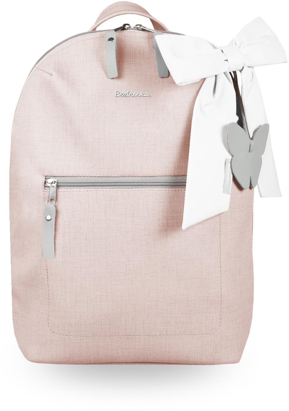 BEZTROSKA Miko hátizsák masnival Rózsaszín púder