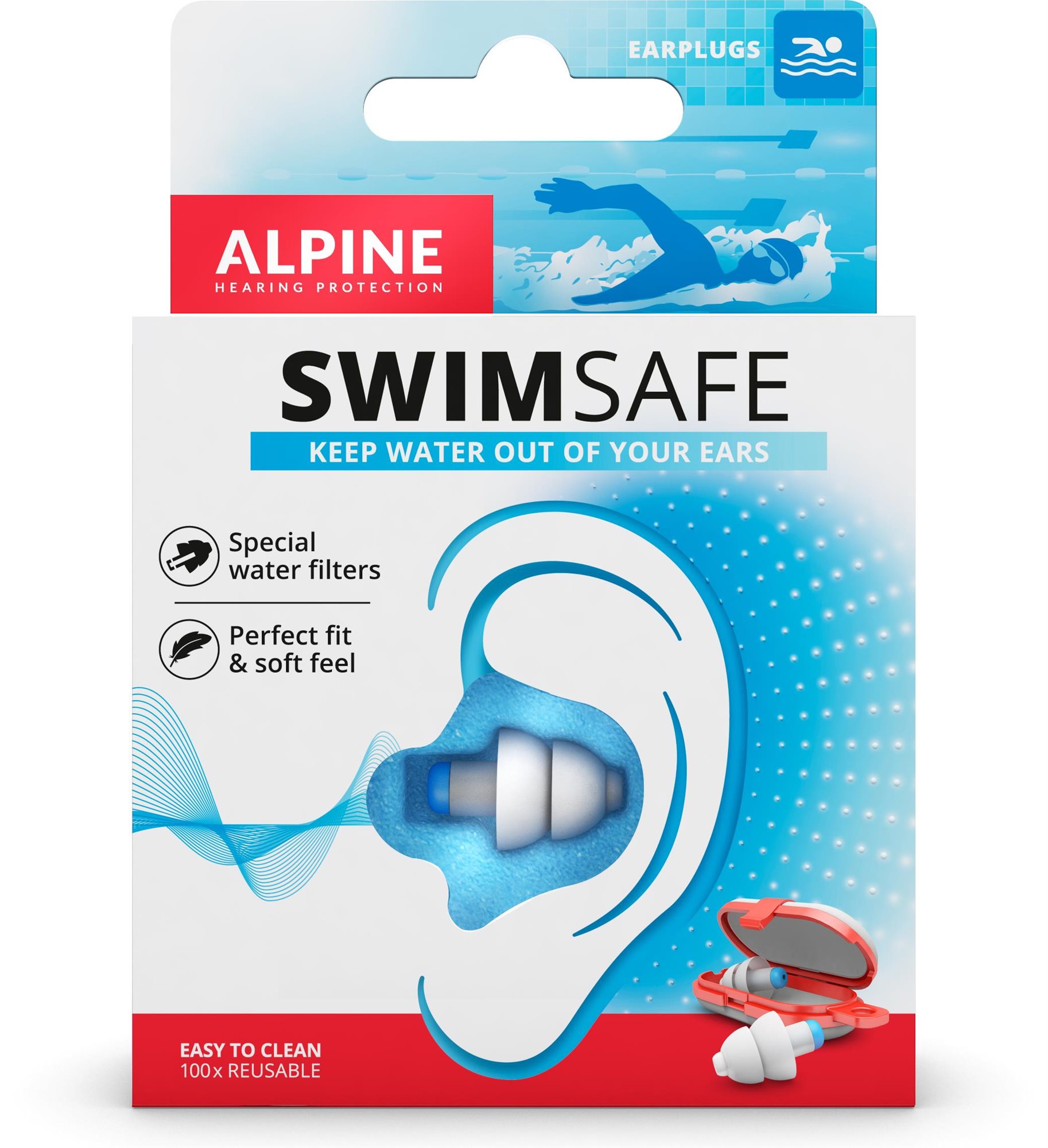 ALPINE SwimSafe - vízálló füldugók