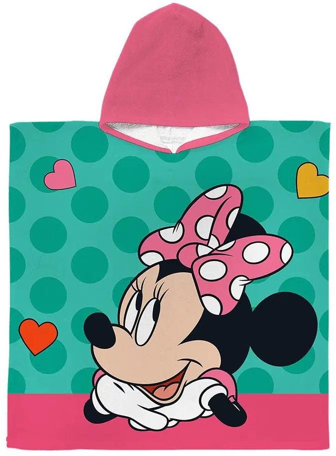 FARO gyermek strandponcsó Minnie Mouse 60 × 120 cm