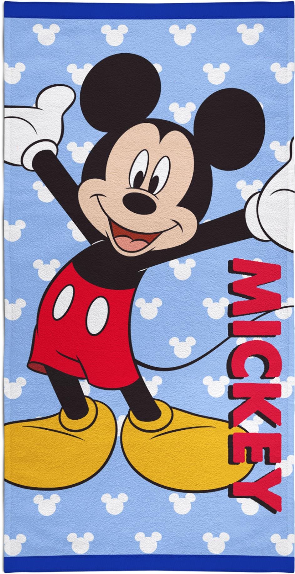 FARO gyermek strandtörülköző Mickey Mouse II, 70 × 140 cm