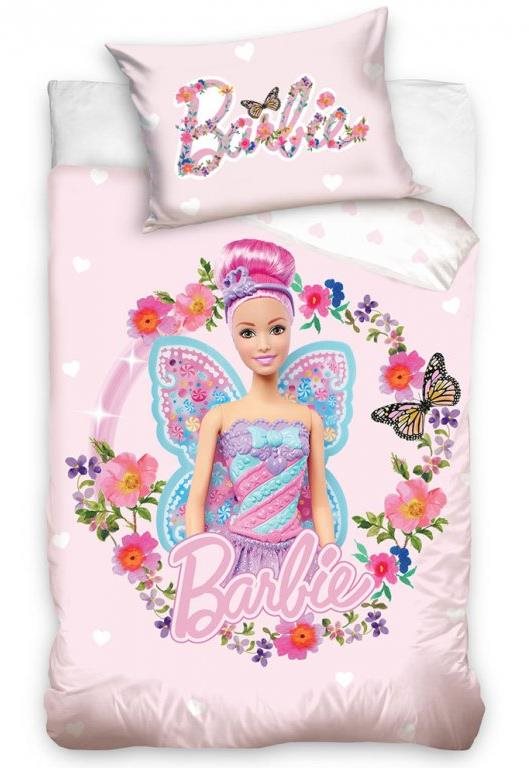 CARBOTEX Ágynemű Barbie Pillangó tündér 100×135 cm