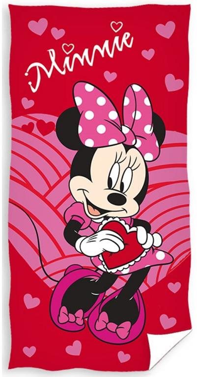 CARBOTEX Minnie Pink Hearts 70×140 cm