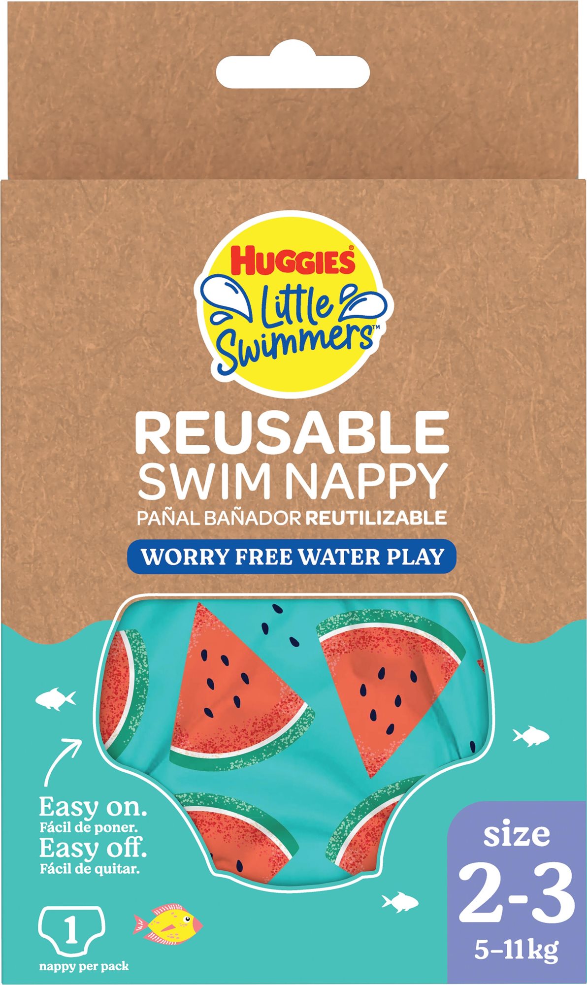 Úszópelenka HUGGIES Little Swimmers Nappy 2/3-as méret (5-11 kg)