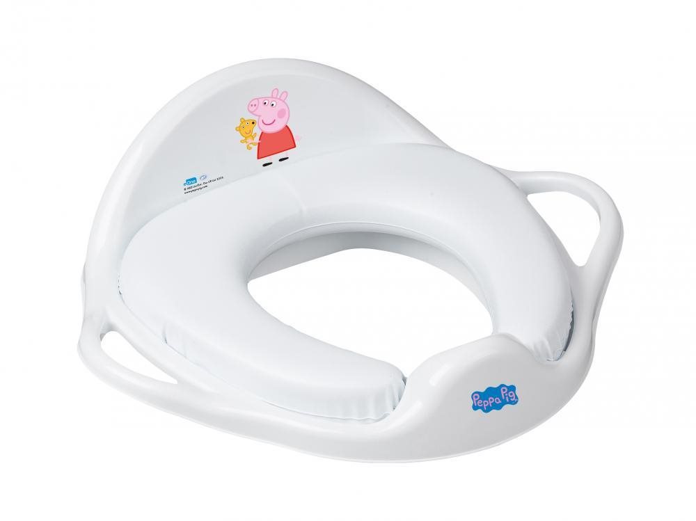 TEGA BABY WC-szűkítő puha Peppa Pig, fehér/rózsaszín