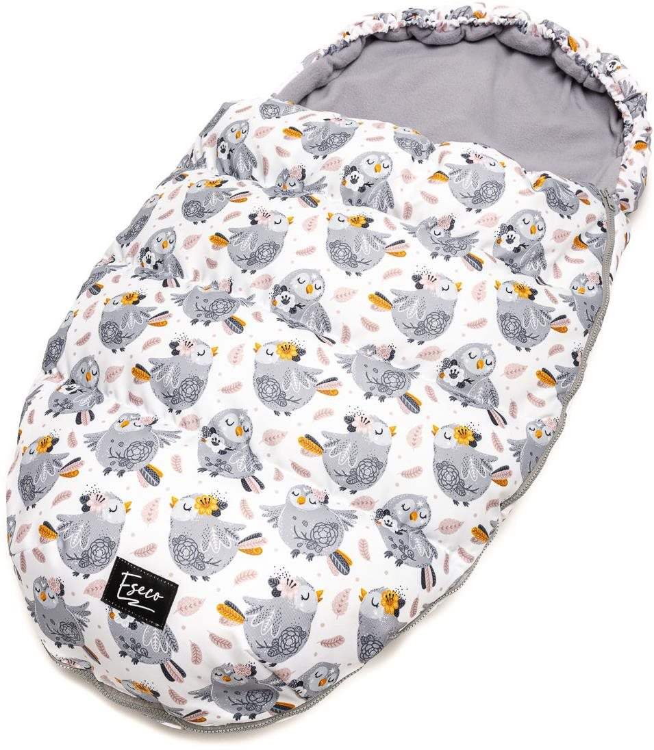 Babakocsi bundazsák ESECO Owl Princess bundazsák (55 × 105 cm)