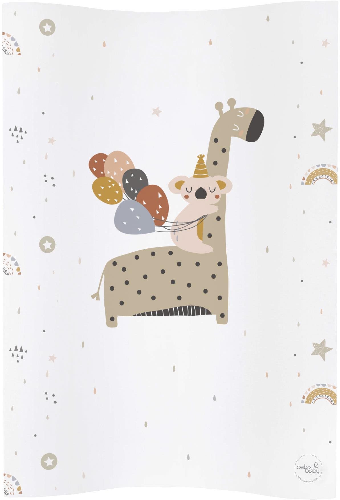 CEBA BABY Cosy Pelenkázó alátét puha 50 × 70 cm, Giraffe