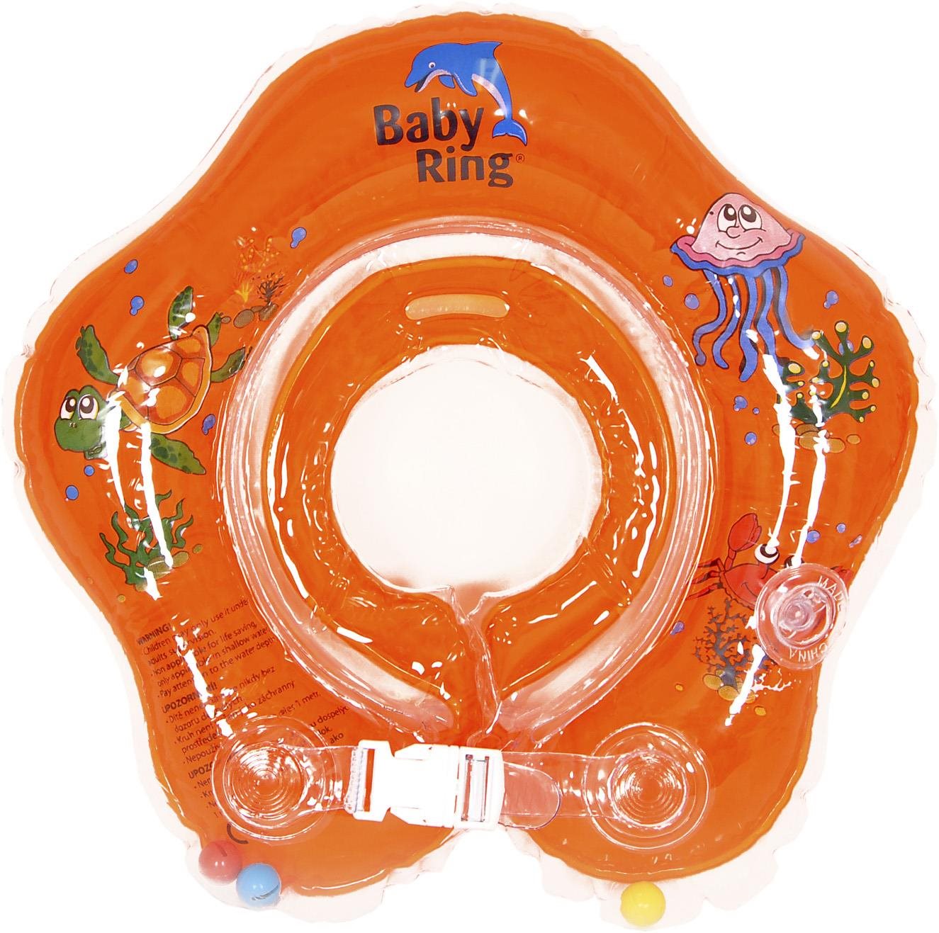 Úszógumi BABY RING 0-24 m (3-15 kg), narancssárga