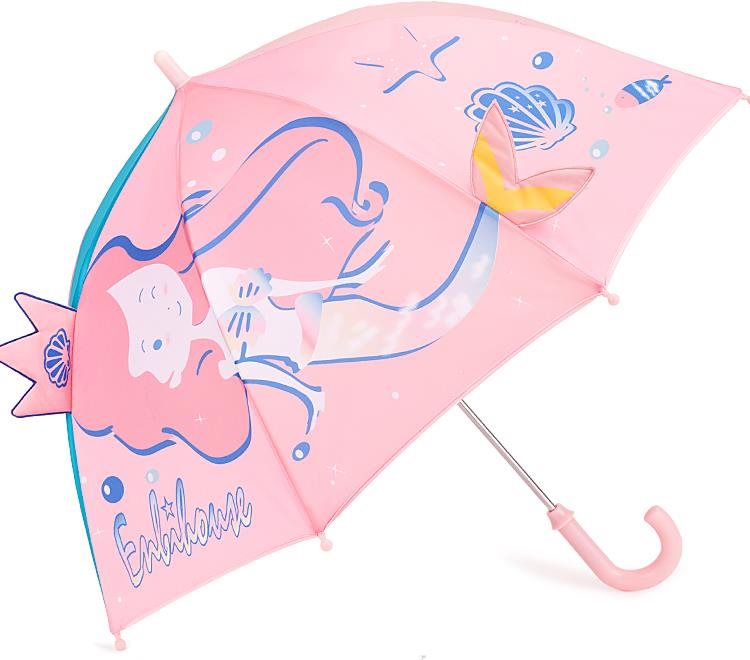 GOLD BABY gyermek esernyő Pink Mermaid