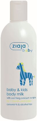 ZIAJA Baby Zebra testápoló, 300 ml