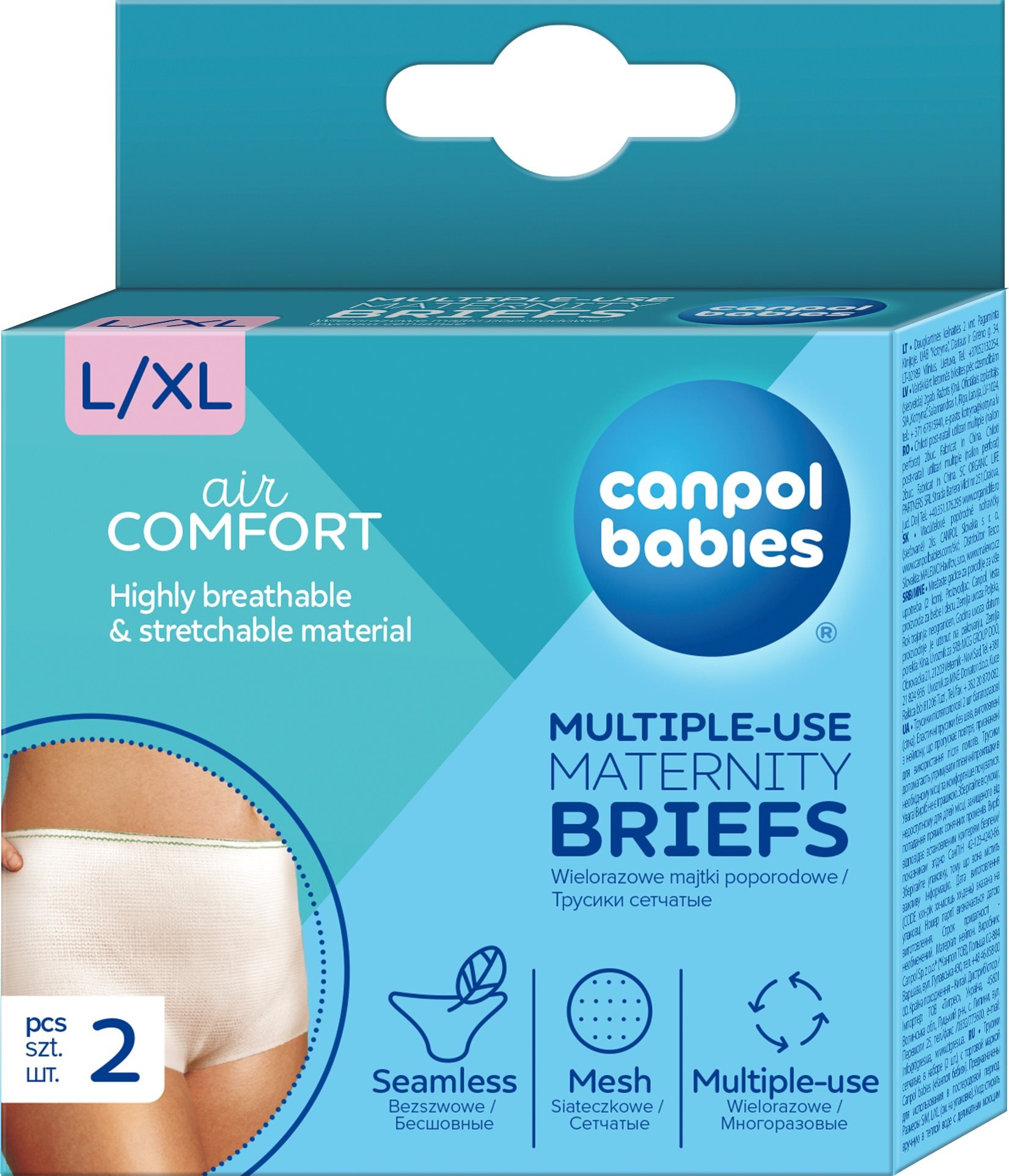 CANPOL BABIES Multifunkcionális bugyi L / XL, 2db
