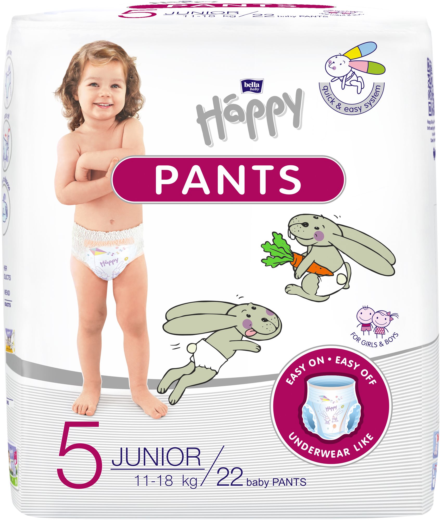 Bella Happy Pants Junior 22 db