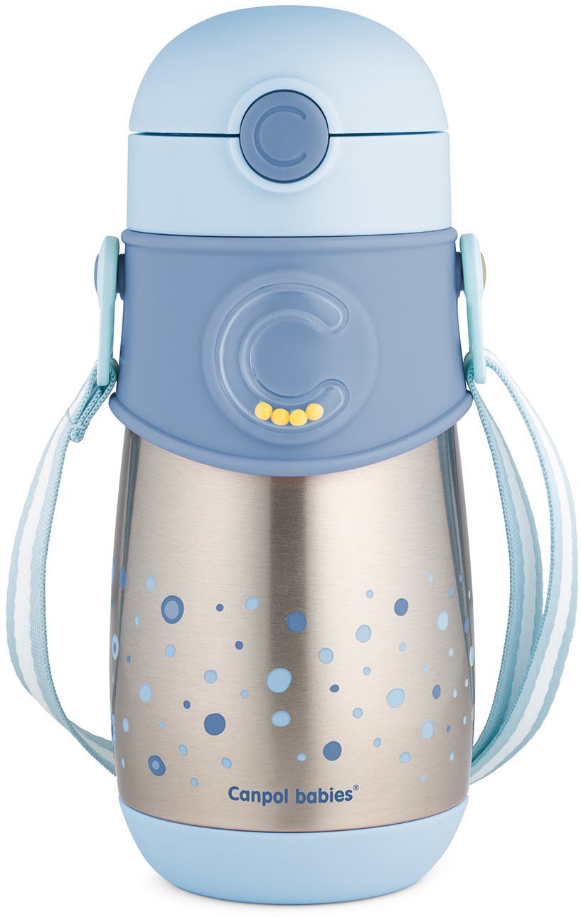 Canpol termosz palack gyerekeknek (300 ml) kék színű