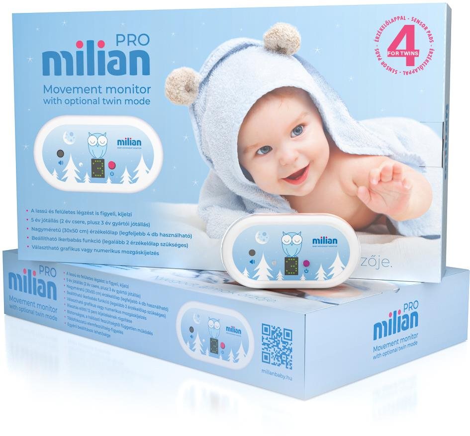 Milian PRO 4 Twins négy érzékelőlappal