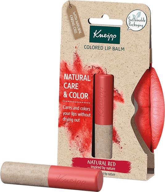 KNEIPP színezett ajakbalzsam Natural Red