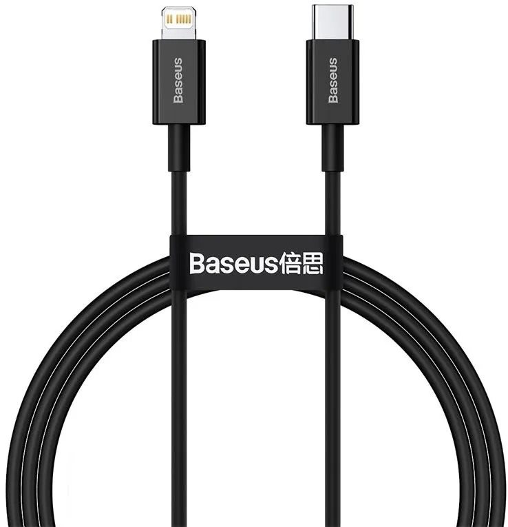 Baseus Superior Series Type-C to Lightning 20W, 1m, fekete