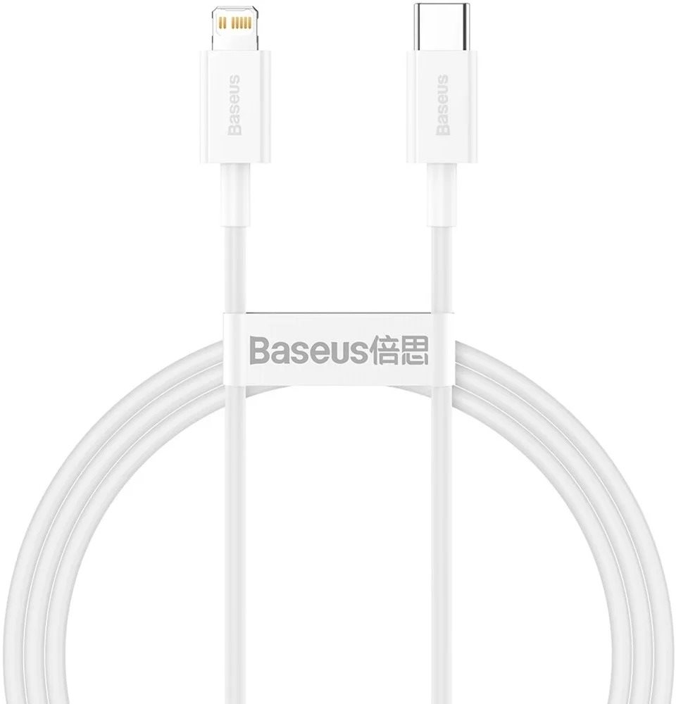 Baseus Superior Series Type-C to Lightning 20W, 1m, fehér