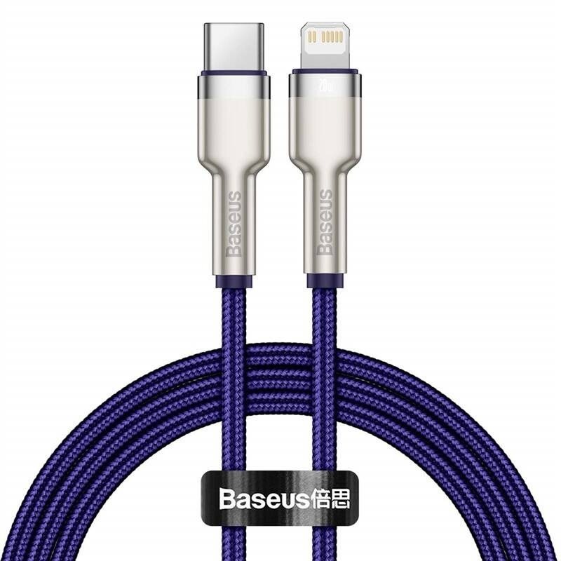 Baseus Cafule Series USB-C to Lightning PD 20W, 2m, lila