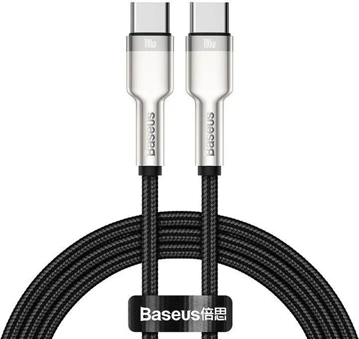 Baseus Cafule Series USB-C male to USB-C male - 100W, 1m, fekete