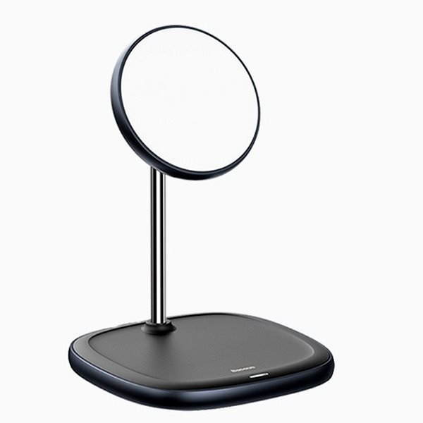 Baseus Swan mágneses asztali konzol vezeték nélküli töltő 15W fekete