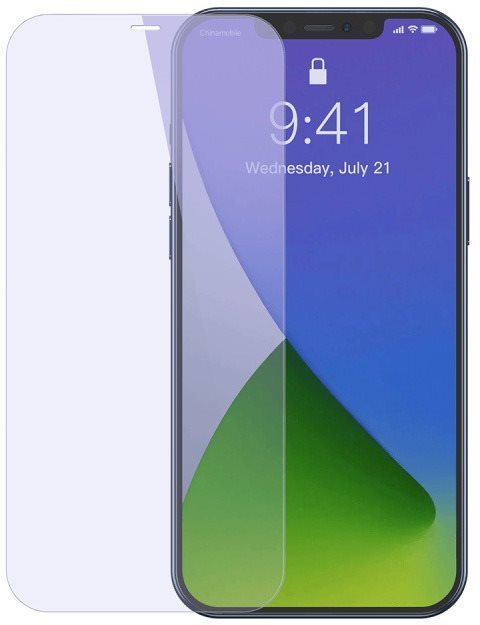 Baseus Full-glass Anti-bluelight Tempered Glass iPhone 12 Pro Max üvegfólia - 6,7